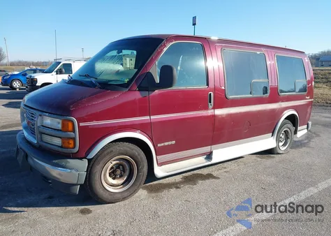 2000 GMC Savana Rv z USA, uszkodzony, nr VIN 1GDFG15W7Y1203008